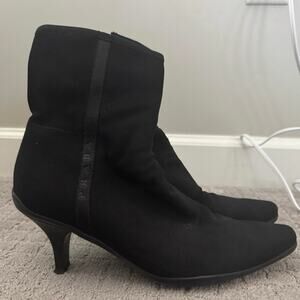 Women’s Vintage Prada Sock Booties in Black SZ 38.5